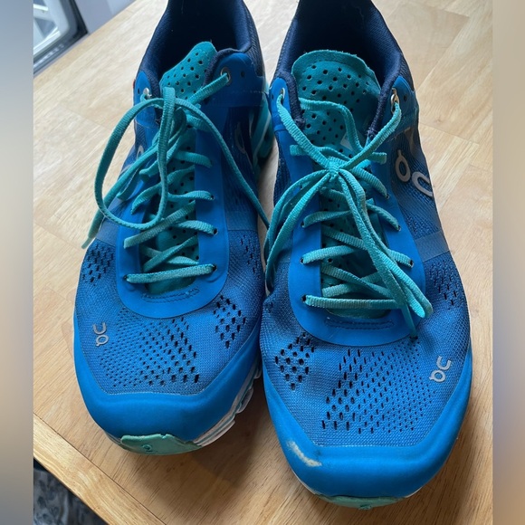 On Running Womens Cloudflow Malibu/Curacao Running Shoe size 8.5 - Picture 4 of 16